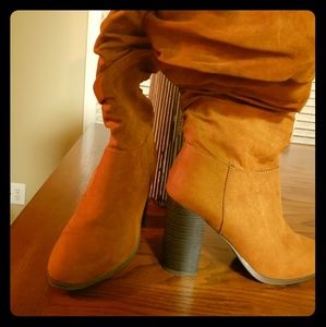 Chestnut Thigh High Boots